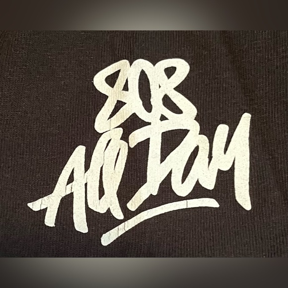 808 All Day Logo Good Vibes T-Shirt Adult Size Large - Picture 8 of 9